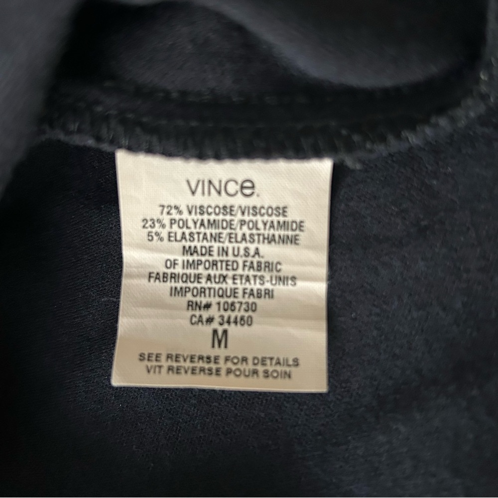 Vince‎ navy fitted sleeveless pencil midi dress - Picture 7 of 8